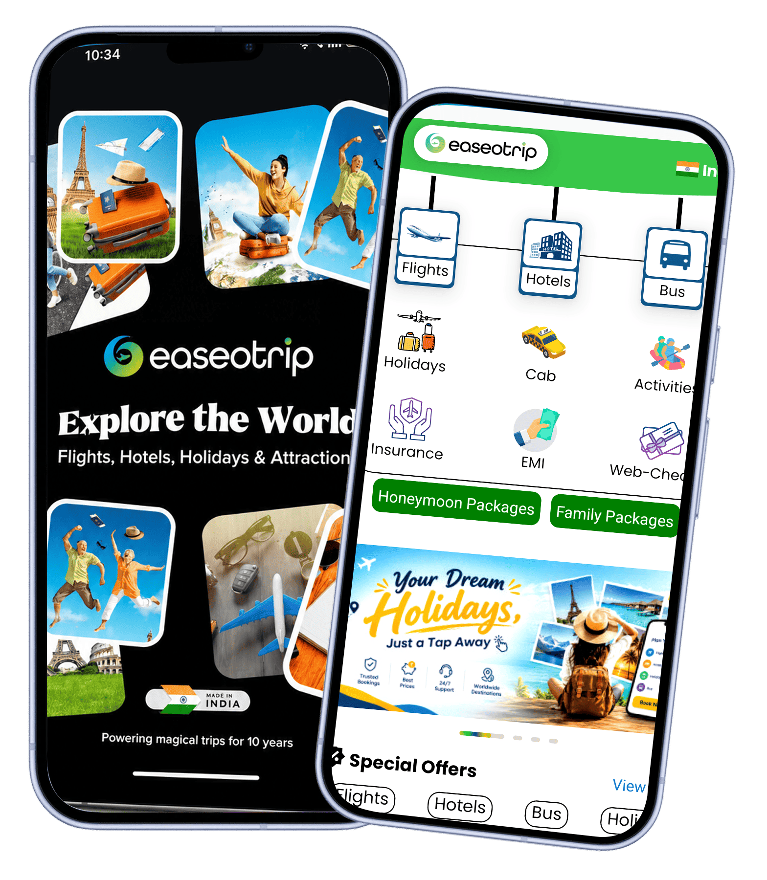 The EaseOtrip app