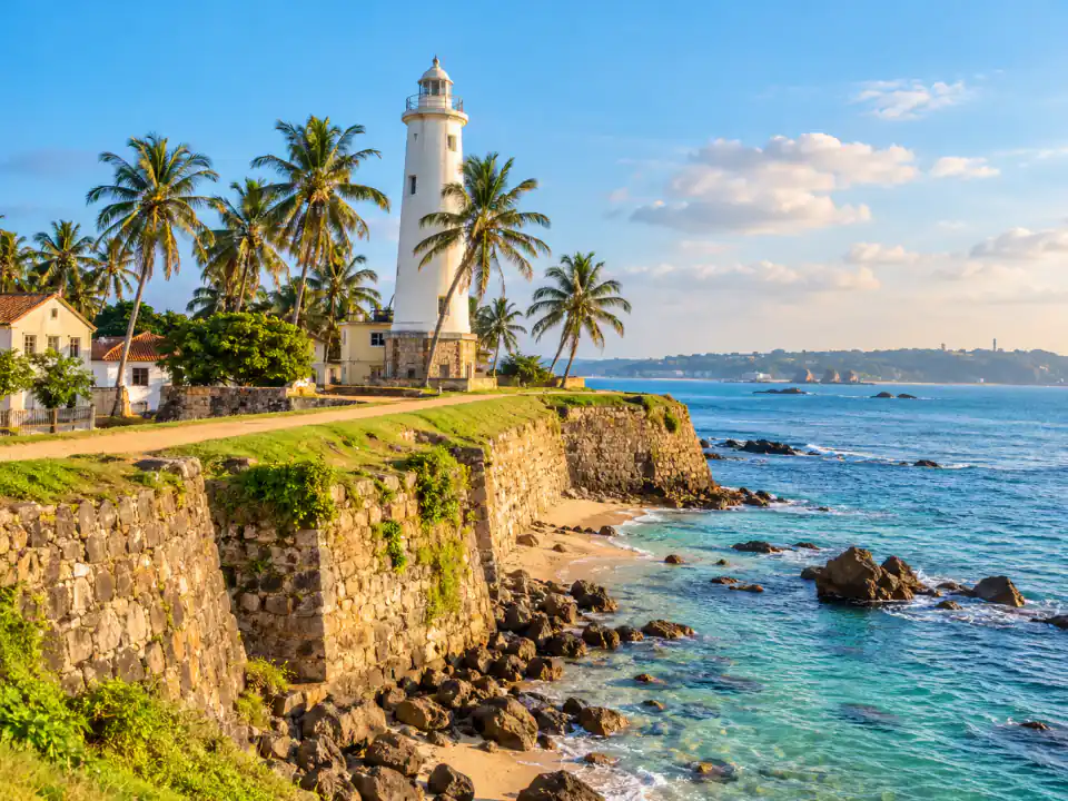 Galle Fort coastline — original destination-inspired artwork.